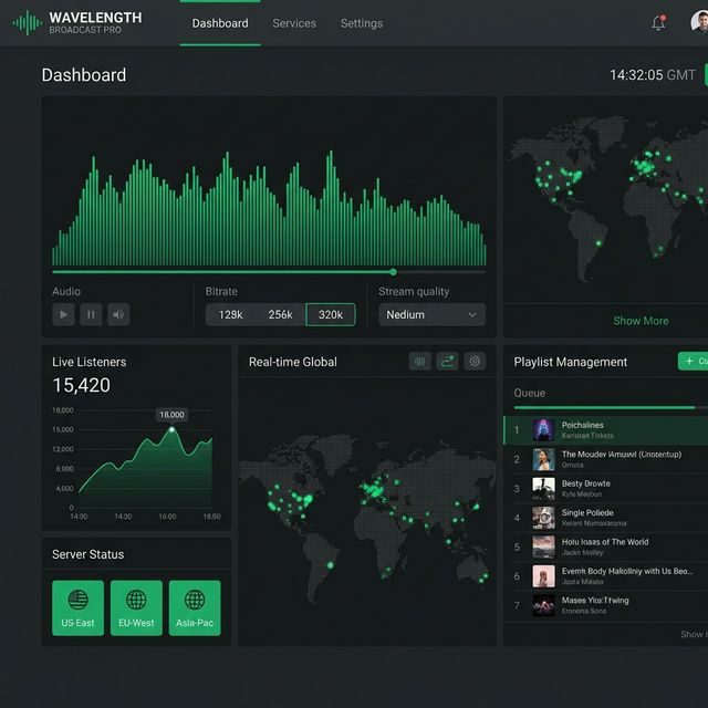 RTVCast - Live Radio Streaming Platform