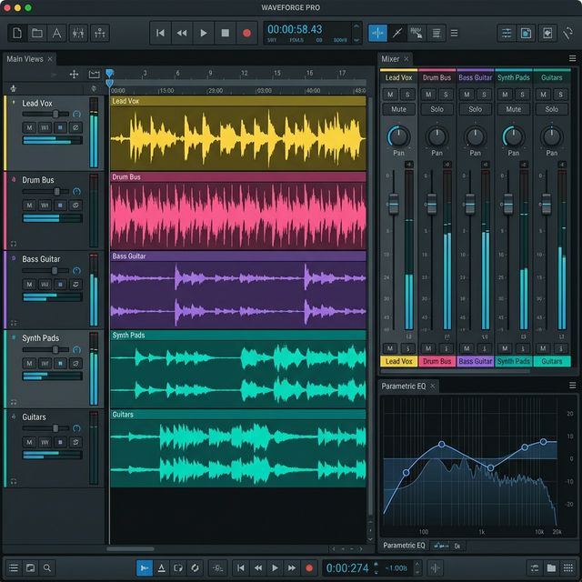 RTV Studio - Professional Audio Editor